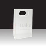 15x8x24cm | Transparent Gift Bag – White | Die‑Cut Handle, Waterproof & Stylish Packaging | Pack Of 12 - Bakeyy.com - India - 15x8x24cm | Transparent Gift Bag – White | Die‑Cut Handle, Waterproof & Stylish Packaging | Pack Of 12 - Default Title