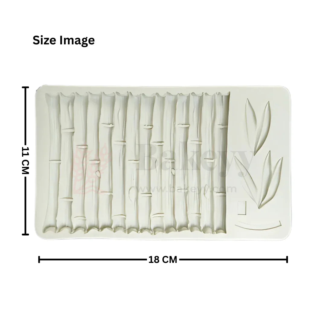 572 - Bamboo Fence Shape Silicone Fondant Mould - 1 Piece
