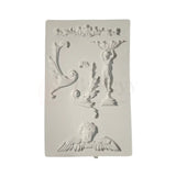 2490 | Victorian Angel & Scroll Relief Silicone Mould - 1 Piece