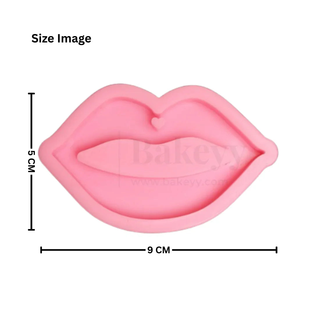 528 - Lip Shape Silicone Fondant Mould - 1 Piece