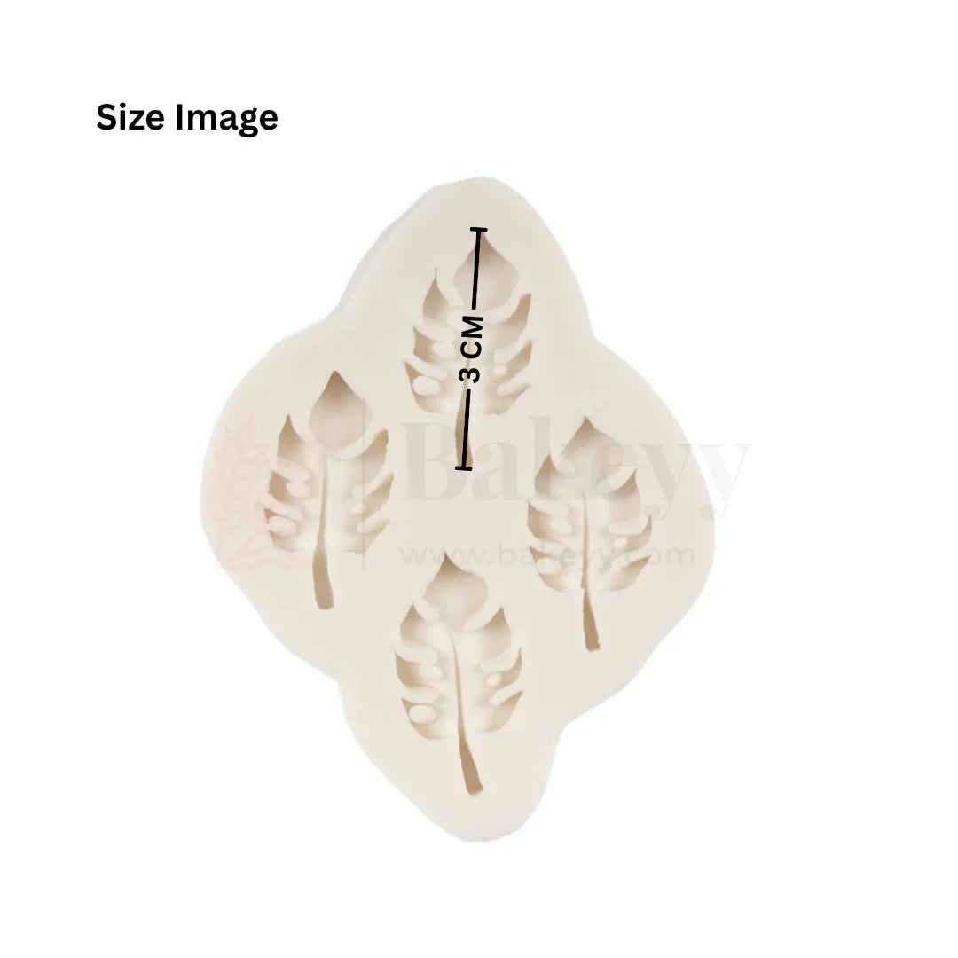 Tropical Leaf Silicone Fondant Mould - 1 Piece