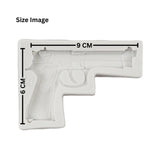484 - Gun Shape Silicone Fondant Mould - 1 Piece