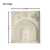 141 | Rainbow, Stars & Clouds Silicone Mould - 1 Piece