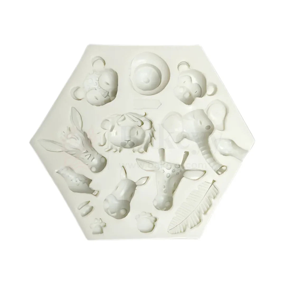 101 | Animals Theme Silicone Mould - 1 Piece