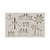 561 | Travel & Vacation Theme Silicone Mould - 1 Piece