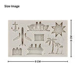 561 | Travel & Vacation Theme Silicone Mould - 1 Piece