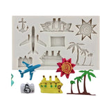 561 | Travel & Vacation Theme Silicone Mould - 1 Piece