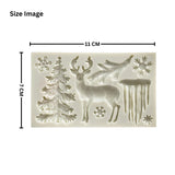 594 | Elk, Glacier & Christmas Tree Silicone Mould - 1 Piece - Bakeyy.com - India - 594 | Elk, Glacier & Christmas Tree Silicone Mould - 1 Piece - Default Title