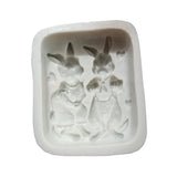 586 | Bunny Couple Silicone Mould - 1 Piece