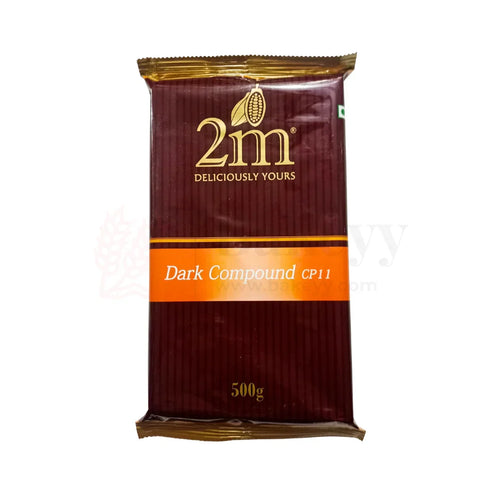 2M Dark Chocolate Compound - CP11 | 500g - Bakeyy.com - India - 2M Dark Chocolate Compound - CP11 | 500g - Default Title