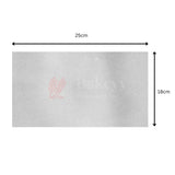 Silver Chocolate Wrapping Paper - Aluminium Embossed Foil | 7x10" Size | Pack of 200 - Bakeyy.com - India - Silver Chocolate Wrapping Paper - Aluminium Embossed Foil | 7x10" Size | Pack of 200 - Default Title