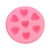 545 | Hearts Shapes Silicone Mould - 1 Piece
