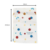 23.5x15Cm| Thank You Plastic Stand Up Treat Favor Bags Gift Wrapper Bags for Candy Cookie Chocolate | Pack of 50 - Bakeyy.com - India - 23.5x15Cm| Thank You Plastic Stand Up Treat Favor Bags Gift Wrapper Bags for Candy Cookie Chocolate | Pack of 50 - Default Title