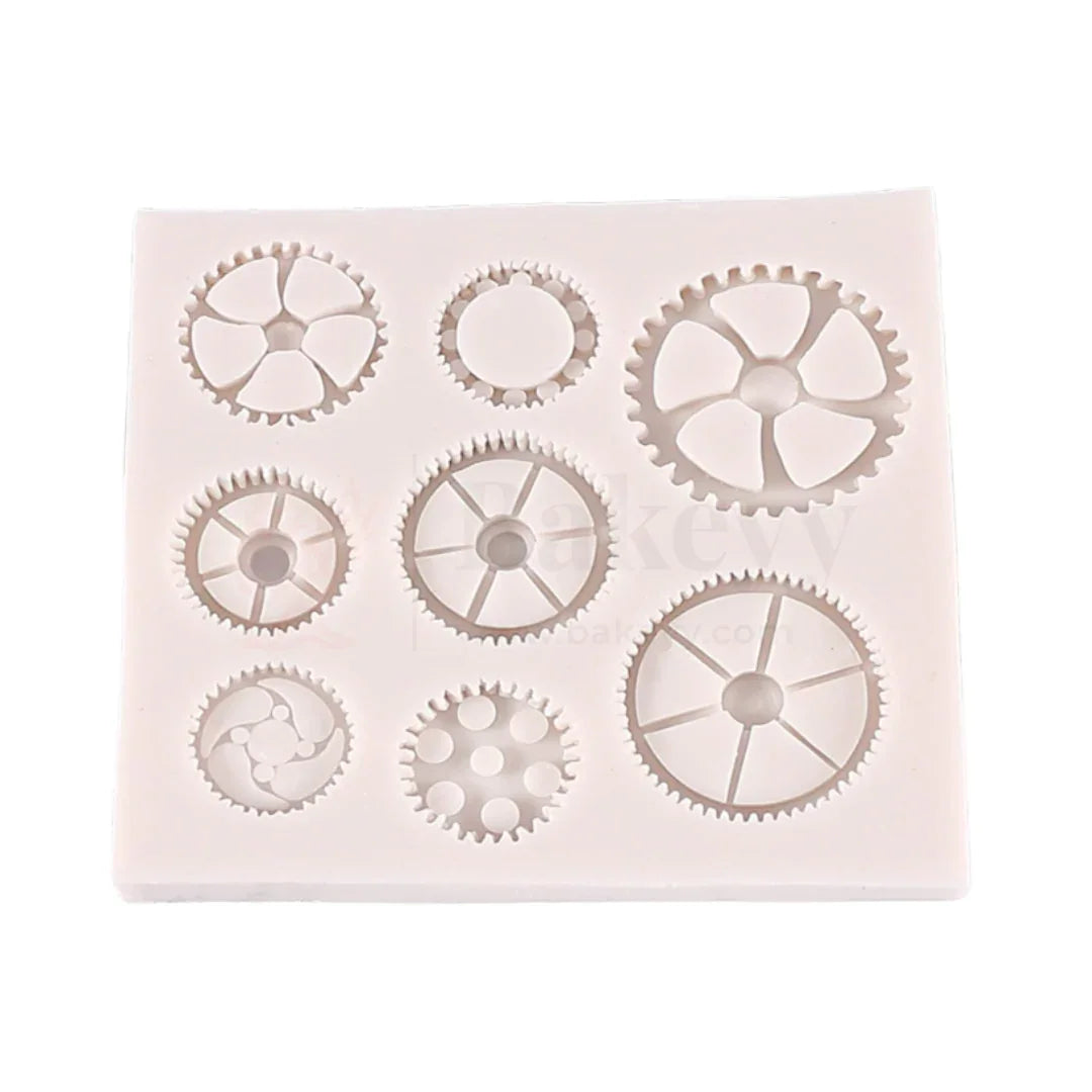 573 | Gear Shapes Silicone Mould - 1 Piece