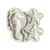 542 | SEA-Horse Starfish Silicone Mould - 1 Piece