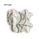 542 | SEA-Horse Starfish Silicone Mould - 1 Piece