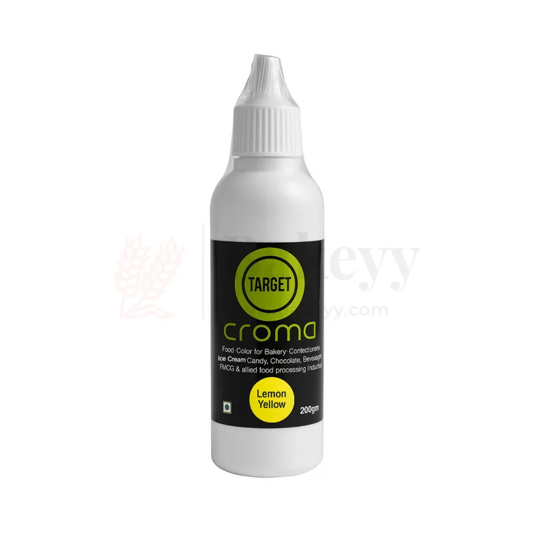 Target Croma Food Colour – Egg Yellow | 200gm Bottle