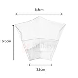 Star-Shaped Mini Dessert Cups | Pack Of 25 | D20 - Bakeyy.com - India - Star-Shaped Mini Dessert Cups | Pack Of 25 | D20 - Default Title