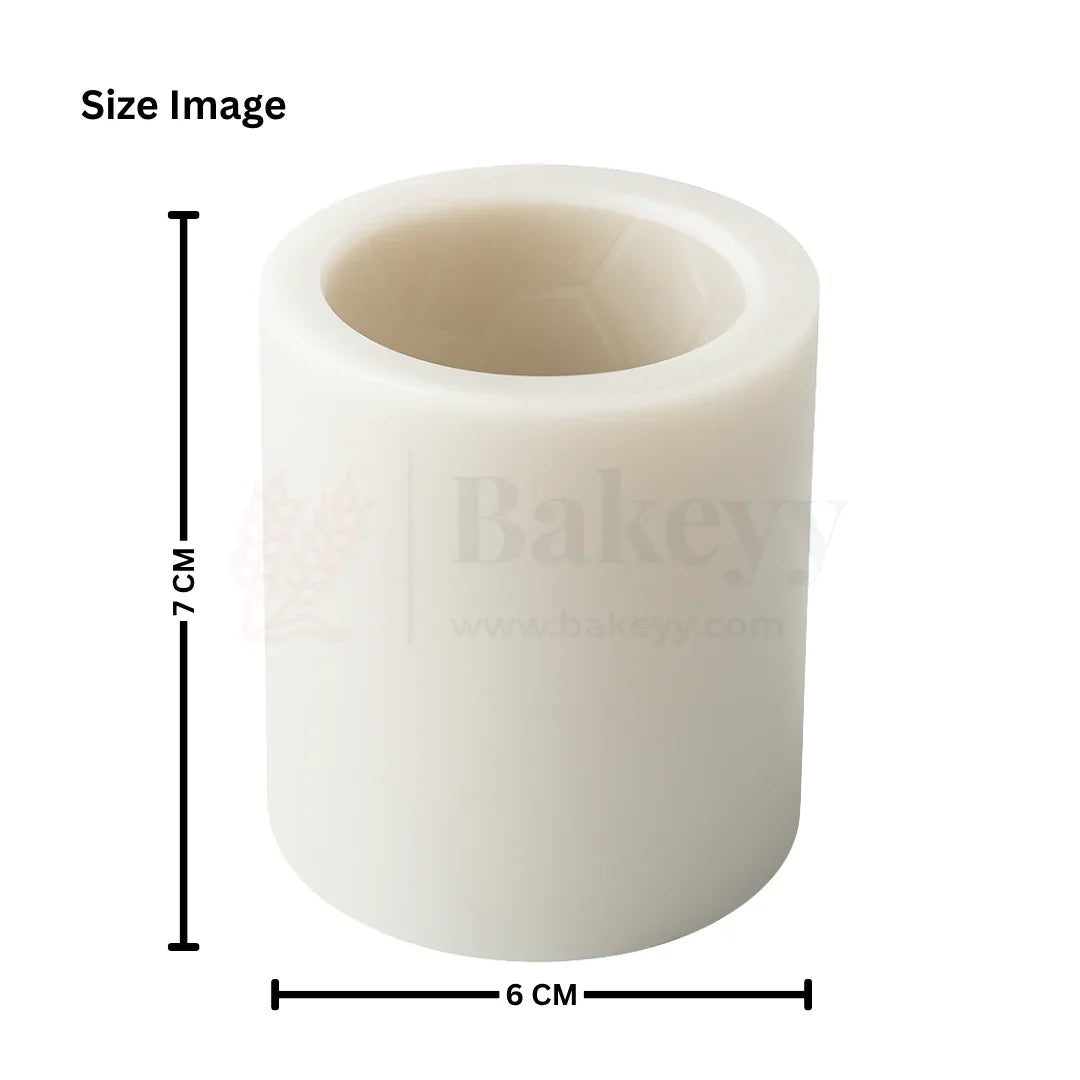 2479 | Cylindrical Silicone Mould - 1 Piece