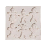 1217 | Christmas Gingerbread Man Silicone Mould - 1 Piece