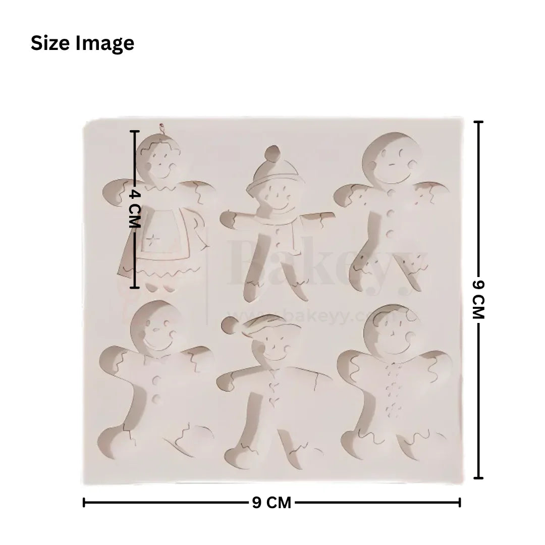 1217 | Christmas Gingerbread Man Silicone Mould - 1 Piece