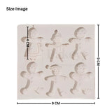 1217 | Christmas Gingerbread Man Silicone Mould - 1 Piece