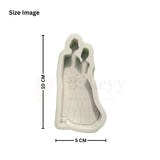 591 | Wedding Couple Silicone Mould - 1 Piece