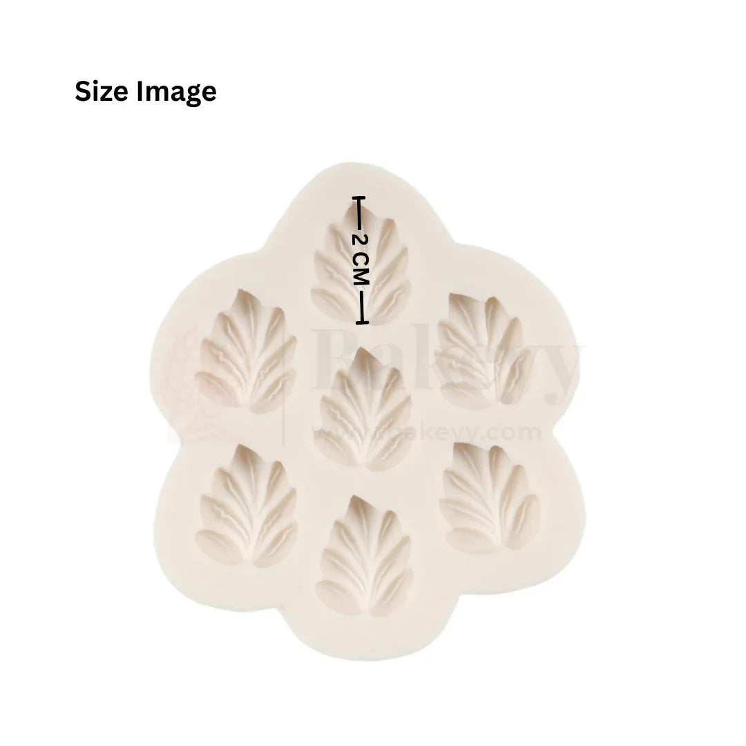 135 - Palm Leaves Silicone Fondant Mould - 1 Piece