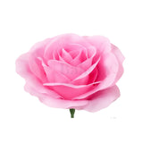 8cm | Light Pink Artificial Rose - Pack of 10