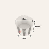 Pink & White Striped Scallop-Edge Baking Cups – Premium Paper Muffin Cup Liners | Pack Of 50 - Bakeyy.com - India - Pink & White Striped Scallop-Edge Baking Cups – Premium Paper Muffin Cup Liners | Pack Of 50 - Default Title