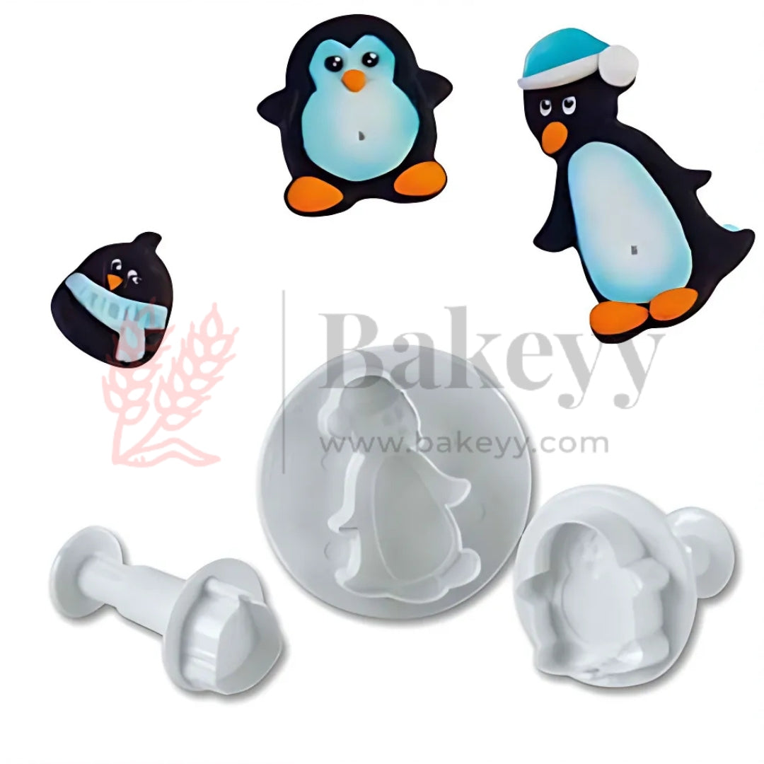 Penguin Fondant Plunger Cutter Mould