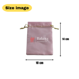 10x14 cm | Satin Potli Bags| Pink Colour | Elegant Drawstring Pouches| for Gifting and Storage|