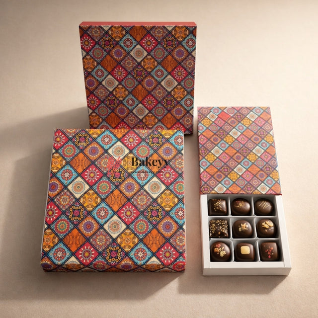 Sliding Chocolate Box with Insert  | Gift Box | Multipurpose Box| Pack of 10