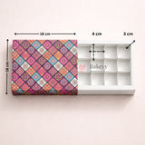 Sliding Chocolate Box with Insert  | Gift Box | Multipurpose Box| Pack of 10