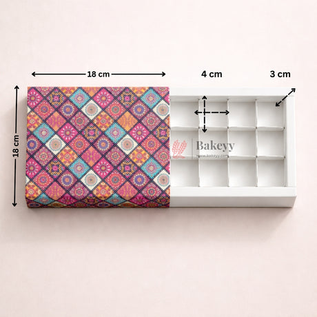 Sliding Chocolate Box with Insert  | Gift Box | Multipurpose Box| Pack of 10
