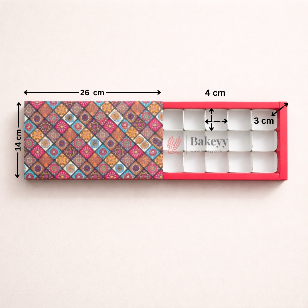 Sliding Chocolate Box with Insert  | Gift Box | Multipurpose Box| Pack of 10