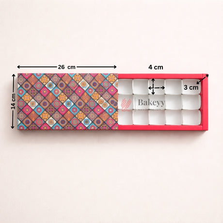 Sliding Chocolate Box with Insert  | Gift Box | Multipurpose Box| Pack of 10