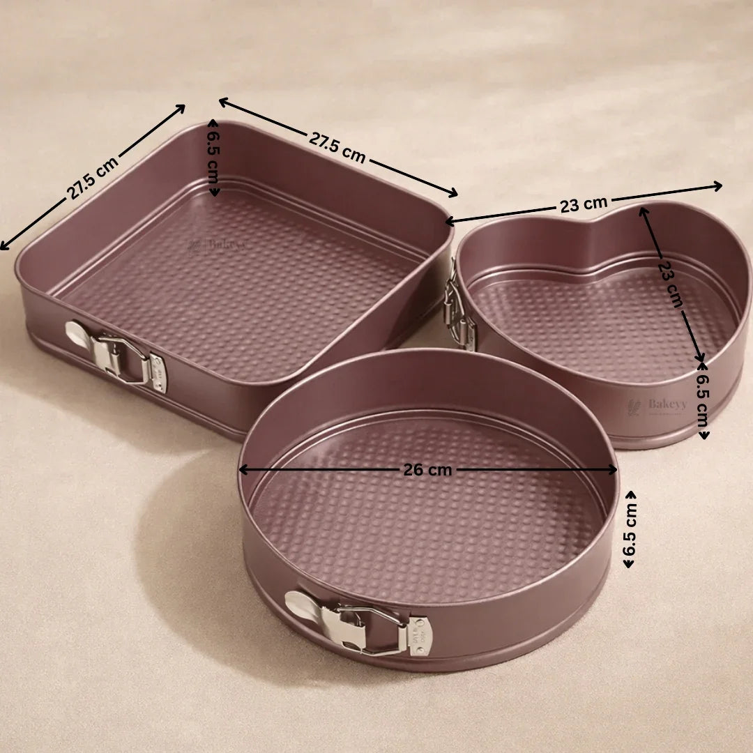 Springform_Cake_Pan_Set_Round_Square_Heart_Shape_Non-Stick_Baking_Tin_8 - Bakeyy.com