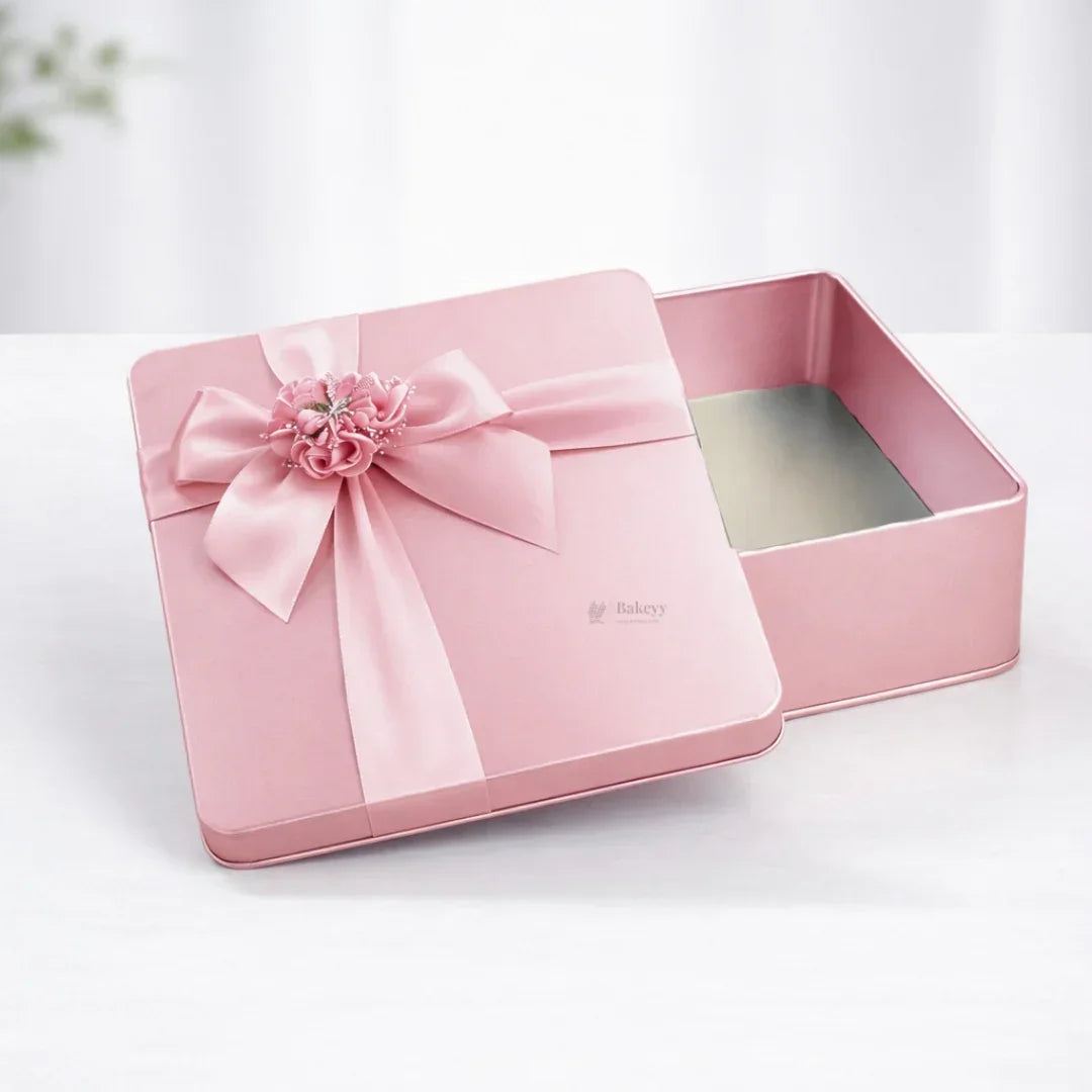 Square_Decorative_Tin_Box_with_Ribbon_12 - Bakeyy.com