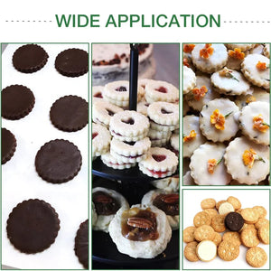 Stainless Steel Round Cookie Cutter Set | 12 Pieces Biscuit & Dough Cutting Rings | 1 Pack - Bakeyy.com - India - Stainless Steel Round Cookie Cutter Set | 12 Pieces Biscuit & Dough Cutting Rings | 1 Pack - Default Title 800.00