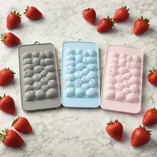 Strawberry Texture Silicone Chocolate Slab Mould | Pack of 1