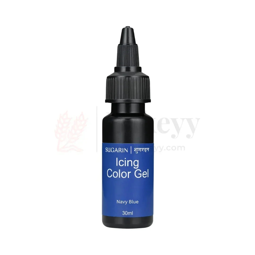 Sugarin_Icing_Gel-_Navy_Blue - Bakeyy.com