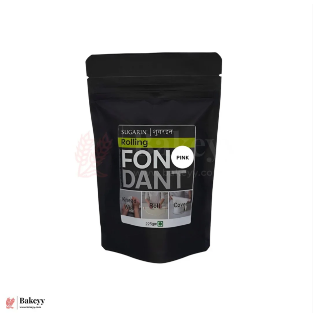 Sugarin Rolling Fondant | Ready-to-Use Icing for Cake Decoration | 225 gm