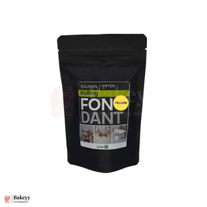 Sugarin Rolling Fondant | Ready-to-Use Icing for Cake Decoration | 225 gm - Bakeyy.com - India - Sugarin Rolling Fondant | Ready-to-Use Icing for Cake Decoration | 225 gm - Yellow 89.00