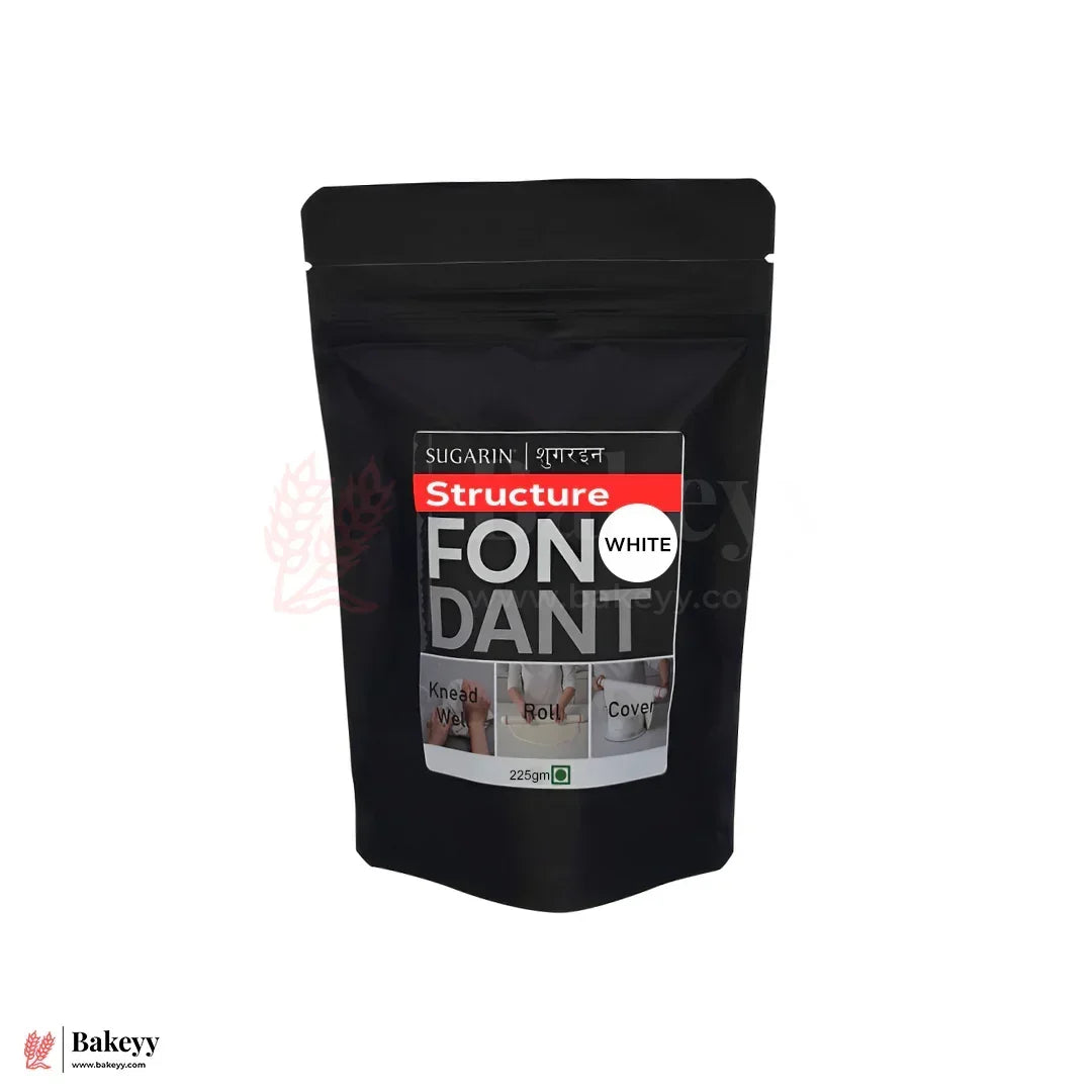 Sugarin Structure Fondant | For Figurines, Models & 3D Cake Decorations | 225 gm - Bakeyy.com - India - Sugarin Structure Fondant | For Figurines, Models & 3D Cake Decorations | 225 gm - White 89.00