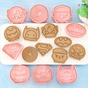 SuperheroThemeCookieCutter_EmbosserSet_1 - Bakeyy.com