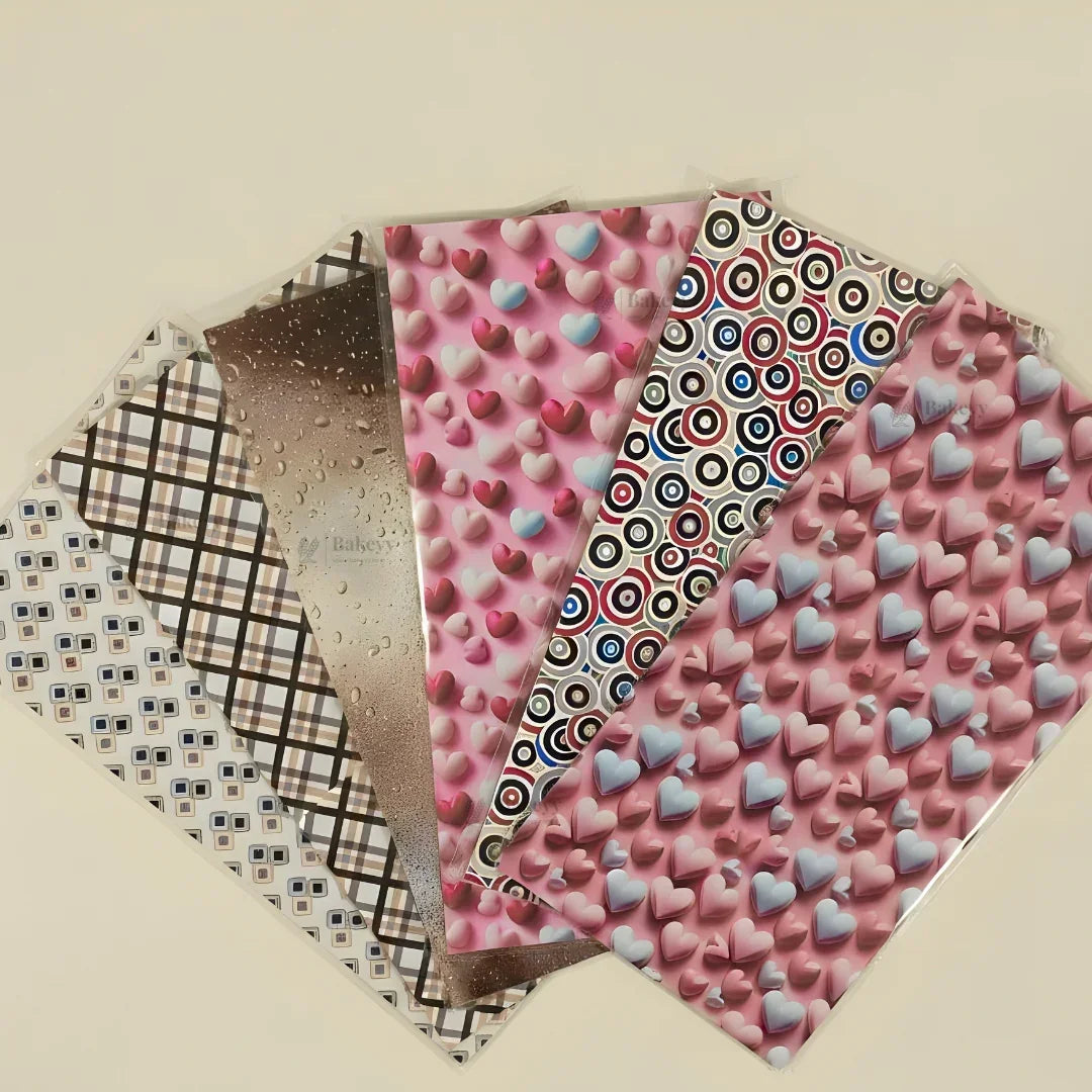 Textured Pattern Gift Wrapping Paper Sheets | Premium Decorative Wrapping for Stylish Gifting | Pack of 25 per pack