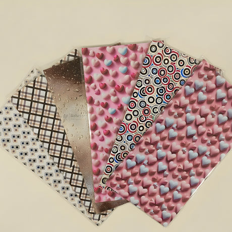 Textured Pattern Gift Wrapping Paper Sheets | Premium Decorative Wrapping for Stylish Gifting | Pack of 25 per pack