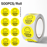 Thank You Stickers Roll | 500 Pcs | Pack of 1