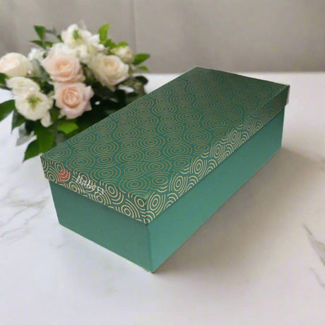 Three Tin Rigid Hamper Box - Bakeyy.com - India - Three Tin Rigid Hamper Box - Blue / Pack Of 1